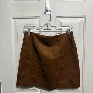 H&M Brown Mini Skirt